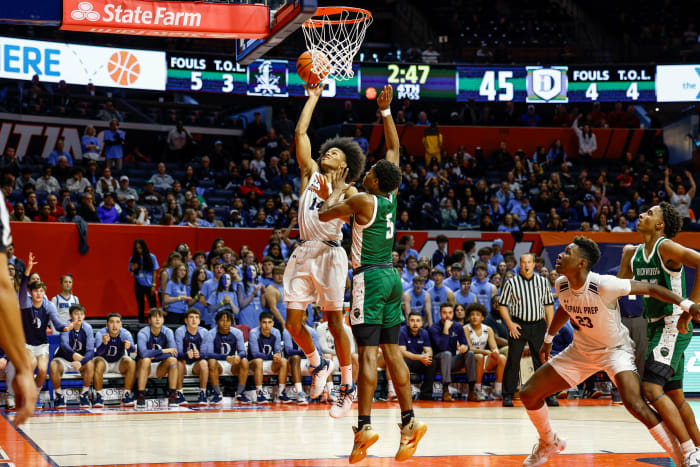 DePaul Prep Peoria Richwoods Illinois boys basketball March 8 2024 Nate Latsch 26601